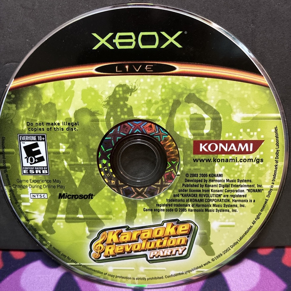 Karaoke Revolution Party for Microsoft Original Xbox - Disc Only -